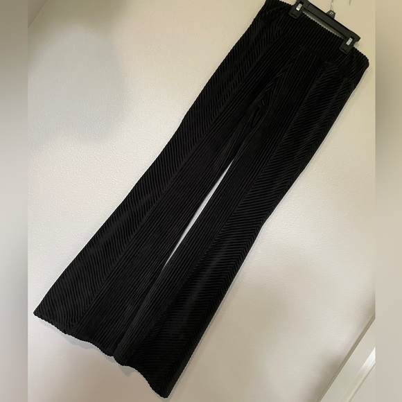 Corduroy Flare Pants Wide Leg High Rise - Picture 3 of 7